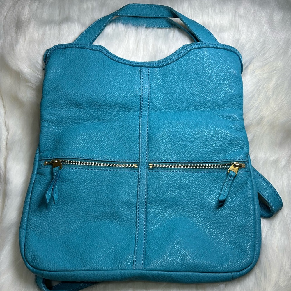 Retro Fossil Erin Foldover Tote/Satchel Cross Body
